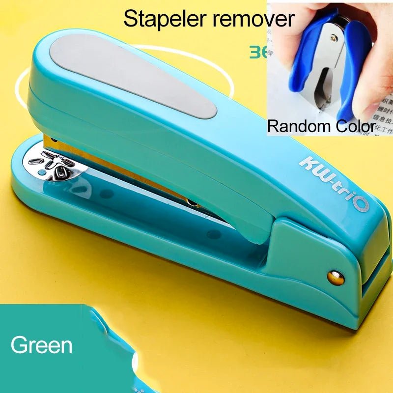 360 Rotatable Heavy Duty Stapler Use 24/6 Staples Effortless Long Stapler School Paper Staplers Office Bookbinding Supplies - Checkouts USA