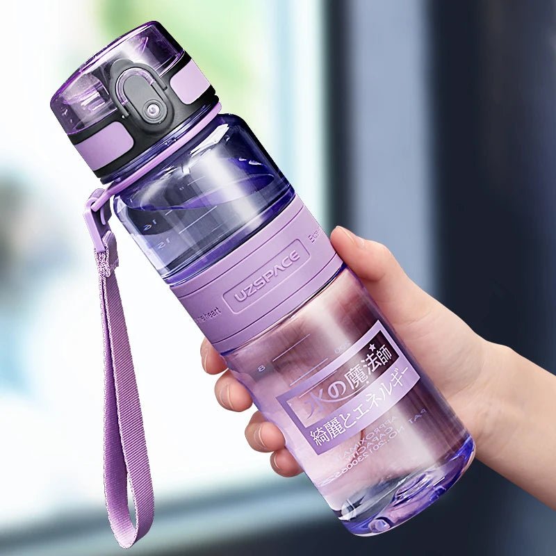 500/1000ml Sports Water Bottles BPA Free Portable Leakproof Shaker Outdoor Tour Gym Drink Bottle Eco - friendly Plastic Coffee Cup - Checkouts UK