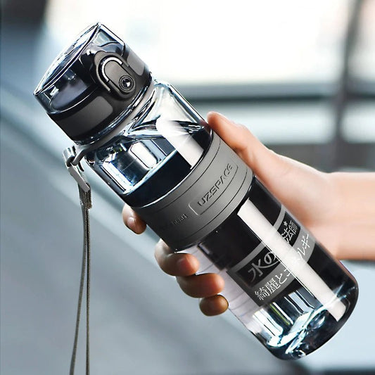 500/1000ml Sports Water Bottles BPA Free Portable Leakproof Shaker Outdoor Tour Gym Drink Bottle Eco - friendly Plastic Coffee Cup - Checkouts UK