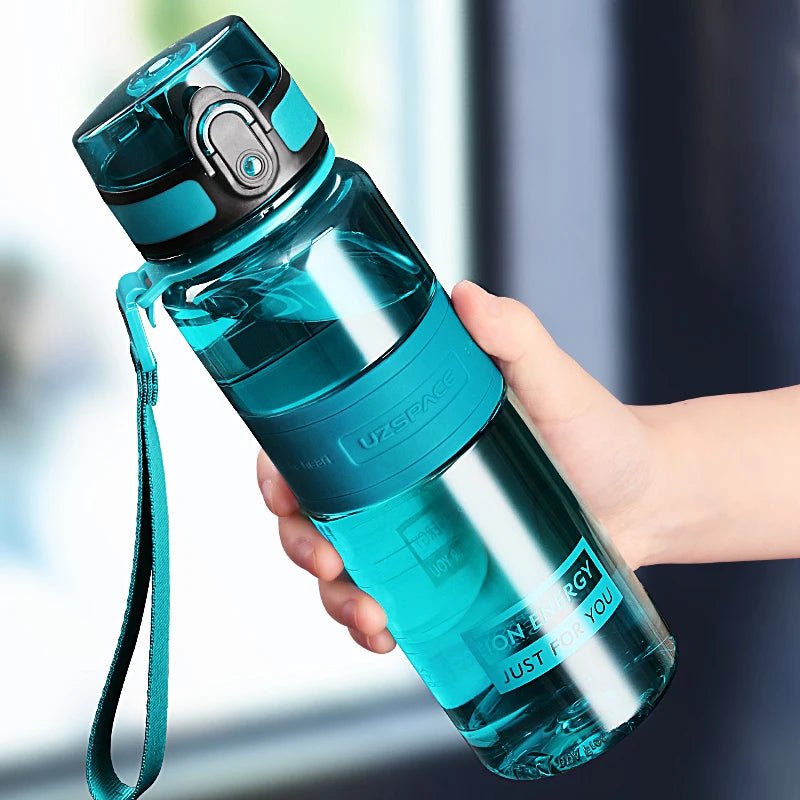 500/1000ml Sports Water Bottles BPA Free Portable Leakproof Shaker Outdoor Tour Gym Drink Bottle Eco - friendly Plastic Coffee Cup - Checkouts UK