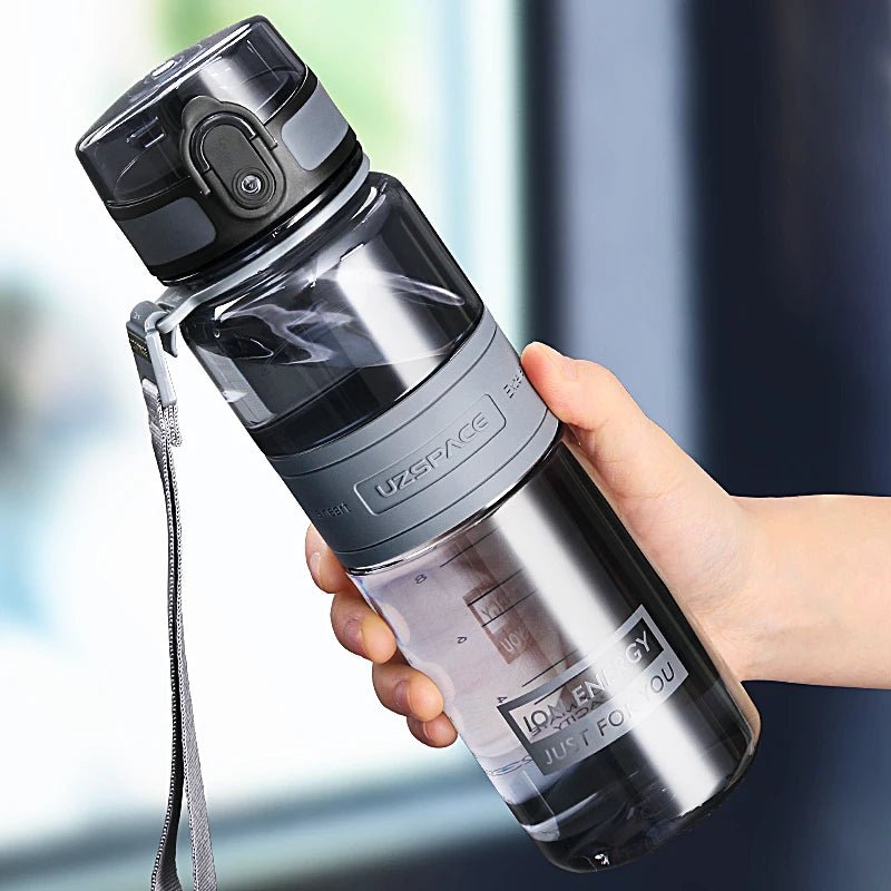 500/1000ml Sports Water Bottles BPA Free Portable Leakproof Shaker Outdoor Tour Gym Drink Bottle Eco - friendly Plastic Coffee Cup - Checkouts UK