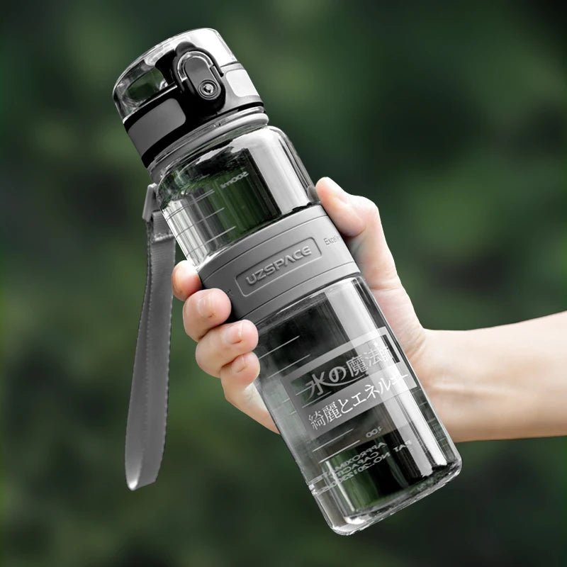 500/1000ml Sports Water Bottles BPA Free Portable Leakproof Shaker Outdoor Tour Gym Drink Bottle Eco - friendly Plastic Coffee Cup - Checkouts UK