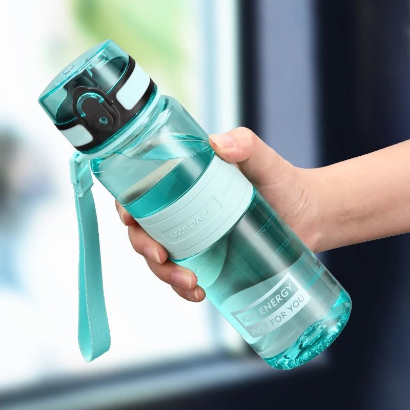 500/1000ml Sports Water Bottles BPA Free Portable Leakproof Shaker Outdoor Tour Gym Drink Bottle Eco - friendly Plastic Coffee Cup - Checkouts UK