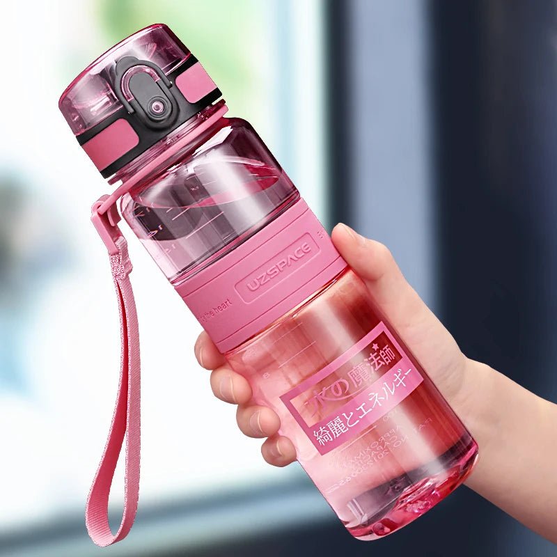 500/1000ml Sports Water Bottles BPA Free Portable Leakproof Shaker Outdoor Tour Gym Drink Bottle Eco - friendly Plastic Coffee Cup - Checkouts UK