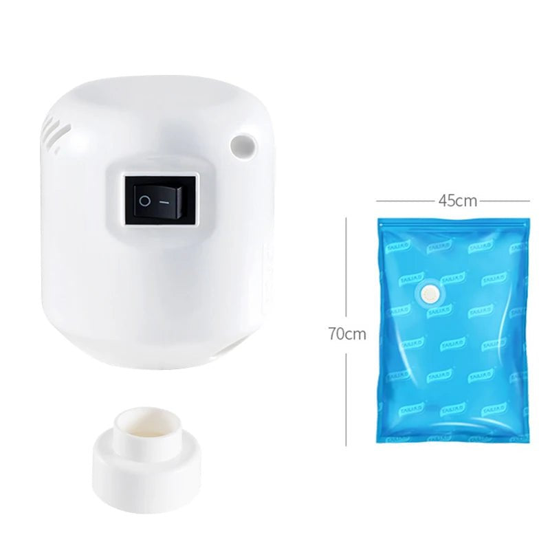 55W Powerful Vacuum Pump Vacuum Bag Clothes Storage Bag Folding Compressed Electric Sealer Machine Space Saver Travel Organizer - Checkouts UK