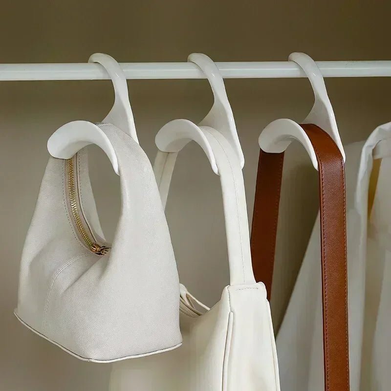 5pcs bag hanger hook Handbag hat scarf storage rack wardrobe backpack hook Handbag Holder Storage Rack Organization - Checkouts UK