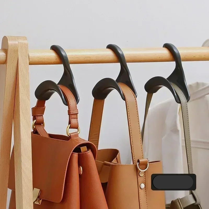 5pcs bag hanger hook Handbag hat scarf storage rack wardrobe backpack hook Handbag Holder Storage Rack Organization - Checkouts UK