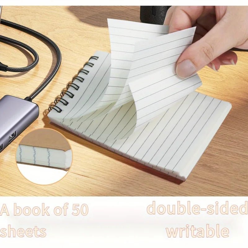 6/12 pocket notebooks, spiral - bound notepads, office - style mini notebooks, lined paper memos for home, university, or school use - Checkouts USA