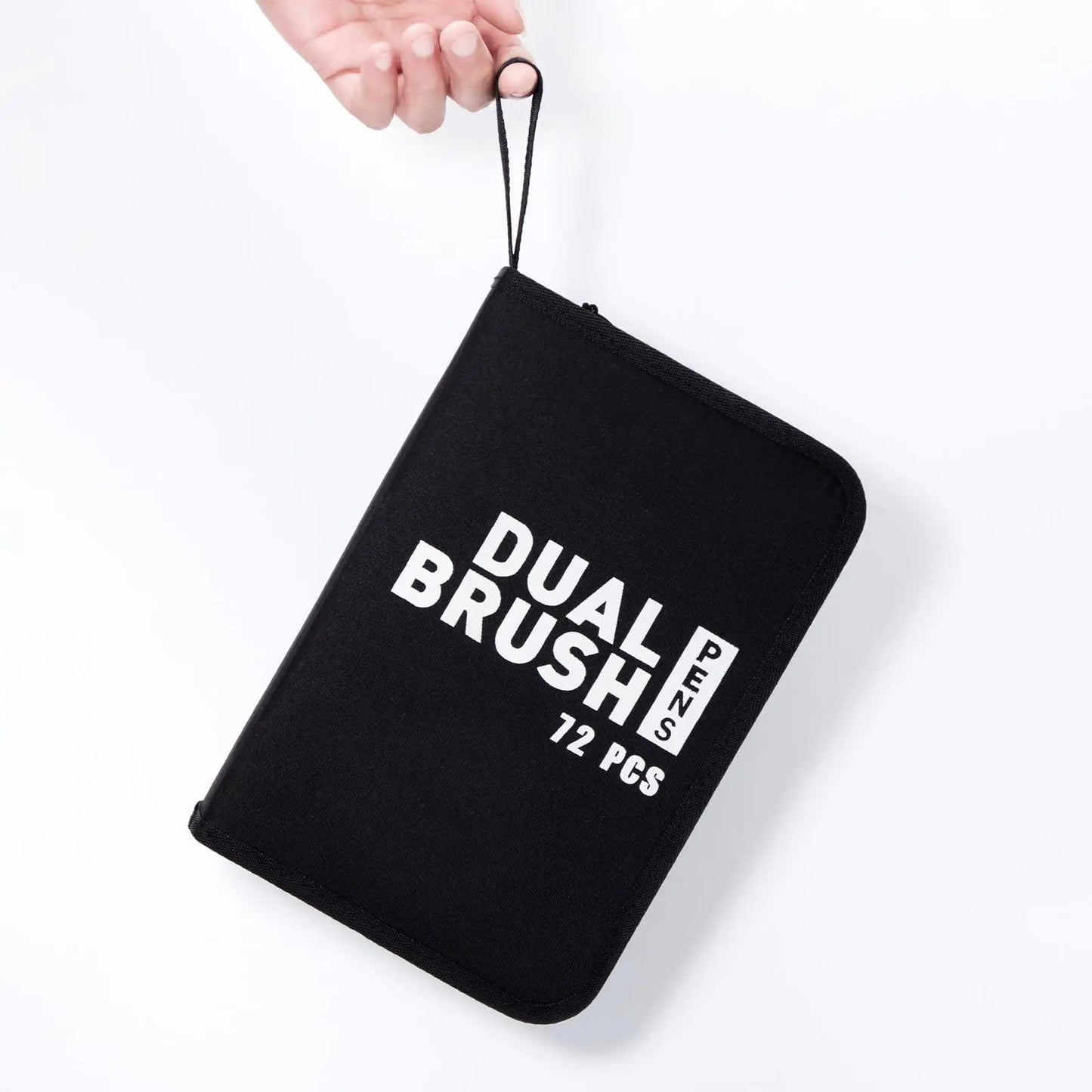 72 Colors Premium Dual Tip Art Markers Set with Foldable Case - Extra Fine & Brush Tips for Adult Artists Drawing, Painting - Checkouts USA