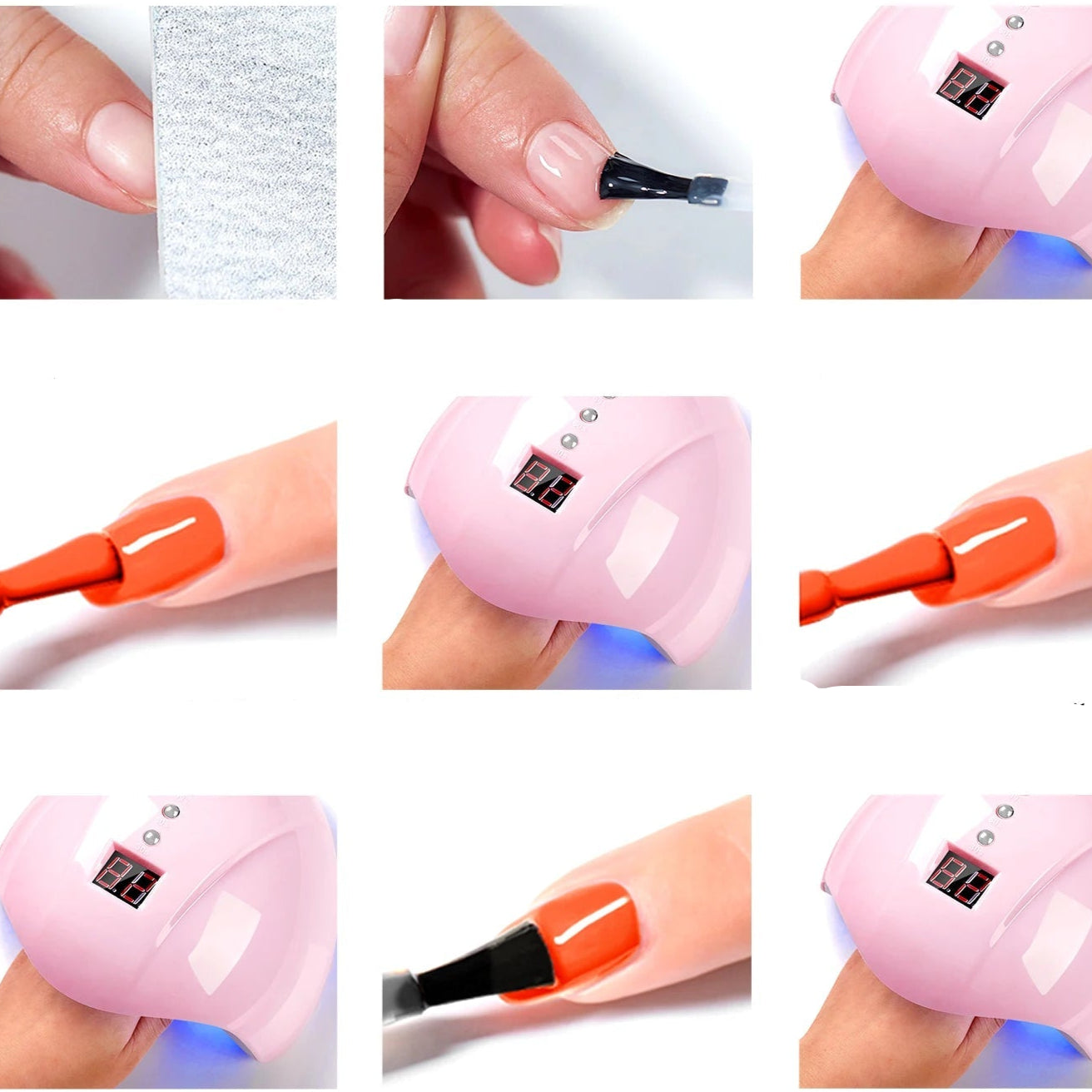 7pc Nail Gel Polish Set DIY Nail Art Design All For Decoration Soak Off UV Gel Long Lasting Manicure Painting Gel Vernis Kits - Checkouts UK