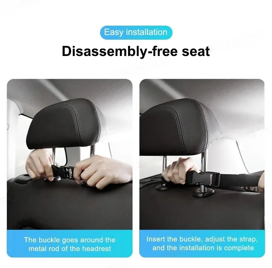 9 - Pocket Car Organizer Seat Back Hanging Storage Bag Wear - Resistant Oxford Colth SUV/MPV Trunk Organizer with Zipper - Checkouts USA