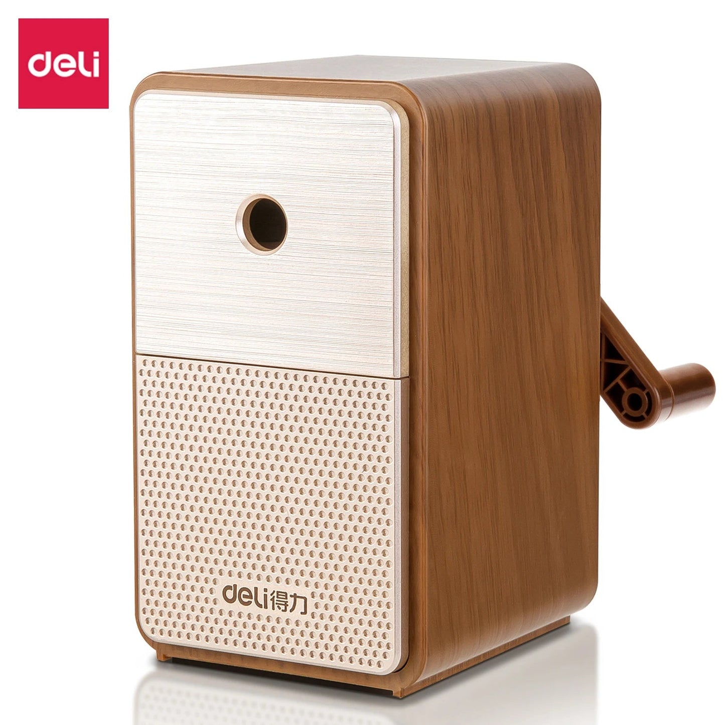 Adjustable Pencil Sharpener with Long Lasting Blade Hand Crank Table Sharpeners Machine Stationery - Checkouts USA