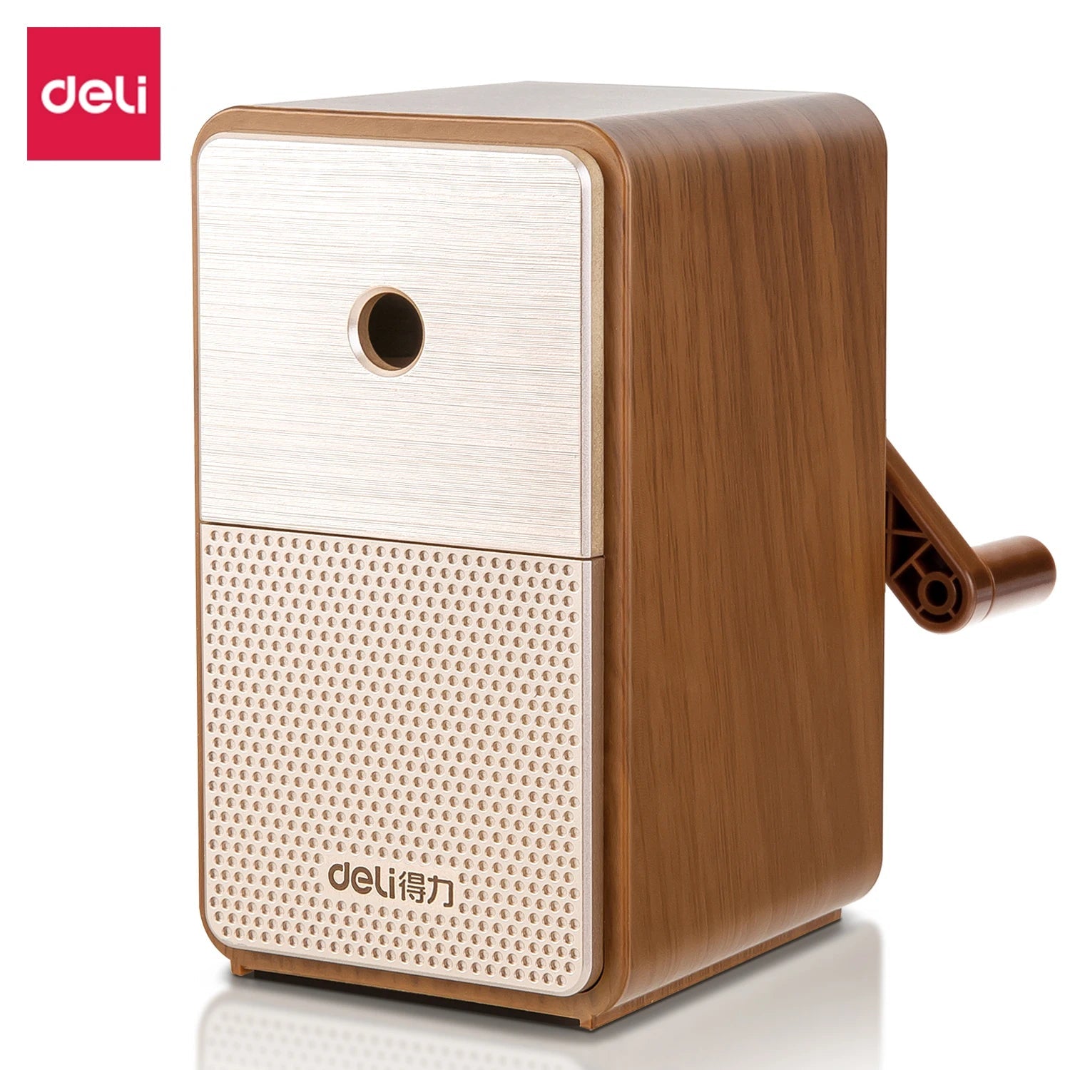 Adjustable Pencil Sharpener with Long Lasting Blade Hand Crank Table Sharpeners Machine Stationery - Checkouts USA