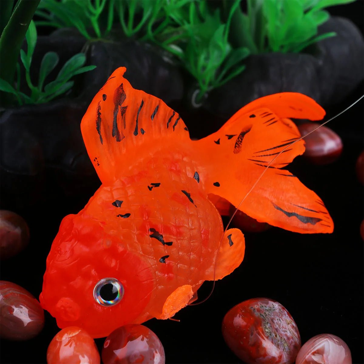 Aquarium Fish Decor Tank DecWholesale Bulk oration Artificial Decorations Toys Goldfish Silicone Silicone Aquarium Fish Tank Decoration - Furbury