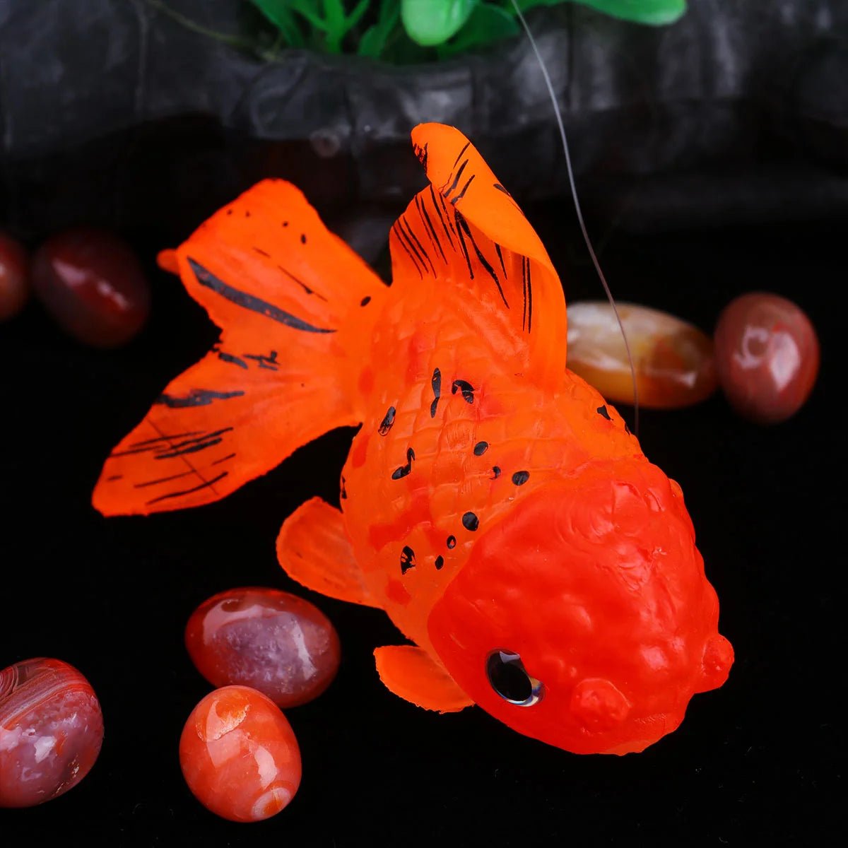 Aquarium Fish Decor Tank DecWholesale Bulk oration Artificial Decorations Toys Goldfish Silicone Silicone Aquarium Fish Tank Decoration - Furbury