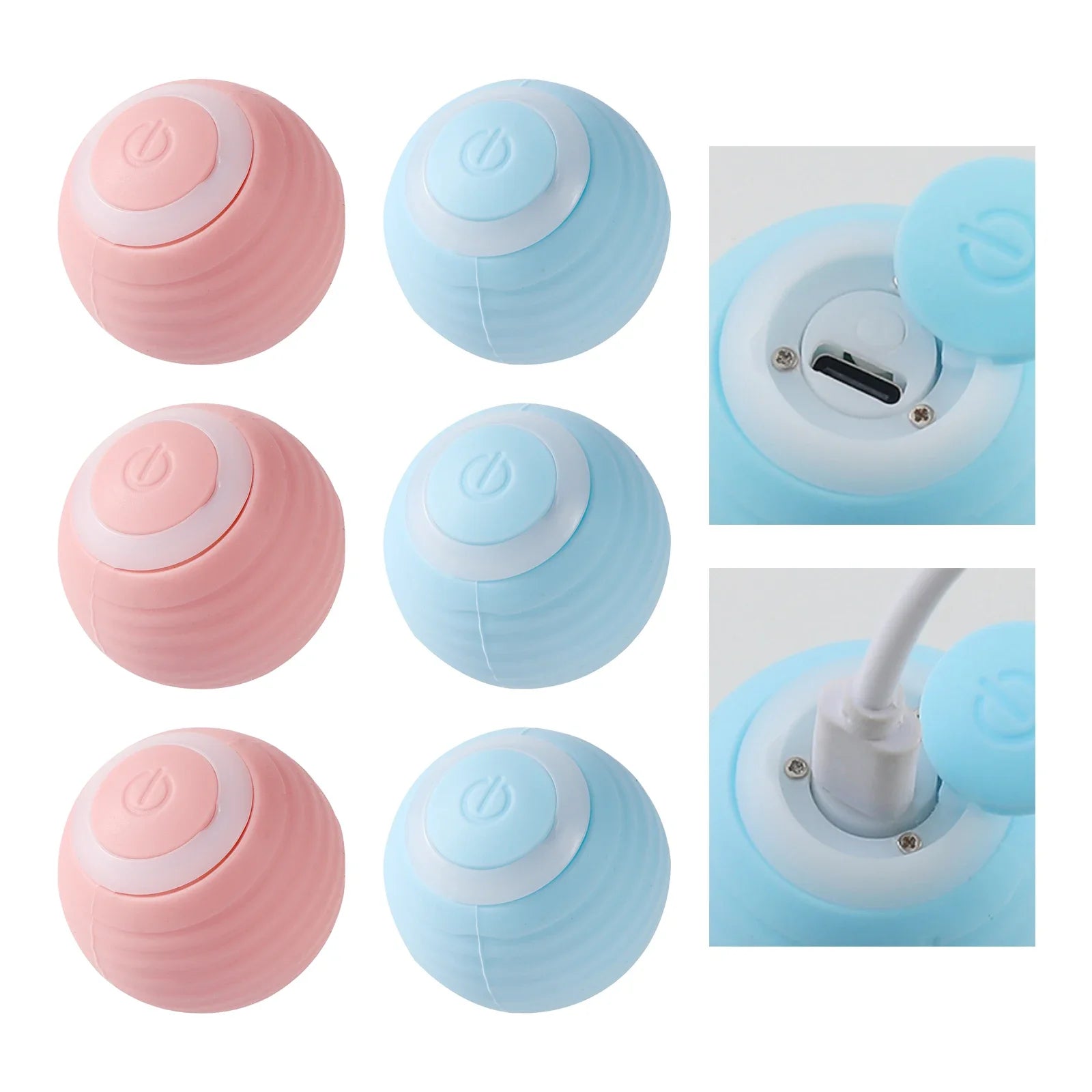 Automatic Moving Cats Toy Interactive Ball Rechargeable Rolling Electric Ball Home Pet Accessories Things for Supplies - Checkouts UK