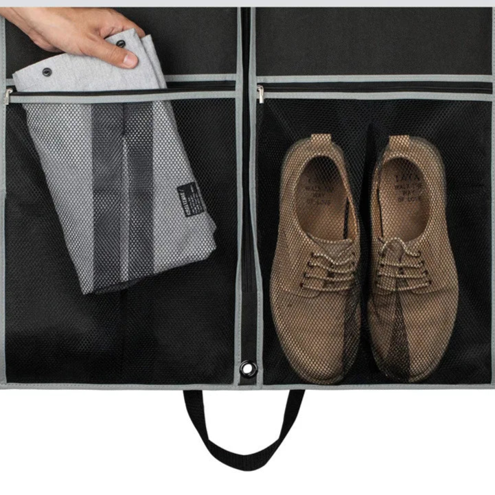 Bag Suit Bags for Travel and Storage Gusseted Zipper Suit Cover Protector with Large Accessory Pockets and Carry Handles - Checkouts UK