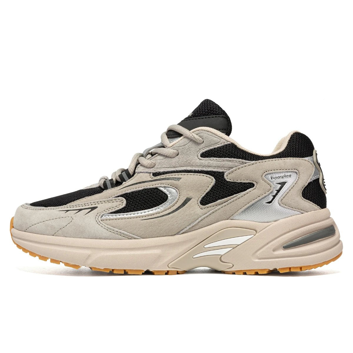 Bassploa Men Running Shoes 2024 New Casual Mesh Breathable Lace - Up Sport Shoes Male Fashion Lightweight Non - Slip Walking Shoes - Checkouts UK