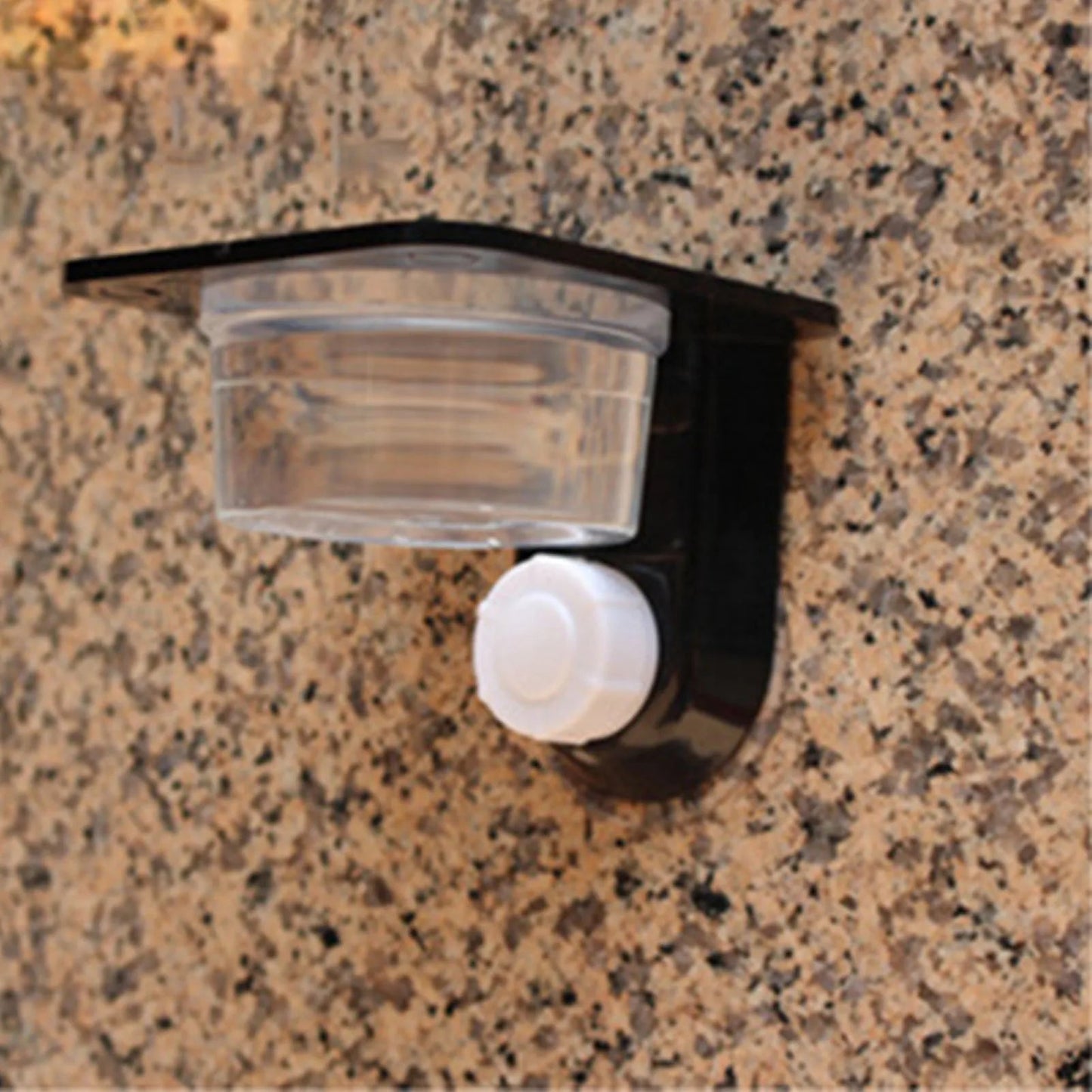 Black Plastic Gecko Feeder Ledge Space Saving Reptile Feeding Ledge for Lizard Gecko Pet Accessories Supplies - Furbury