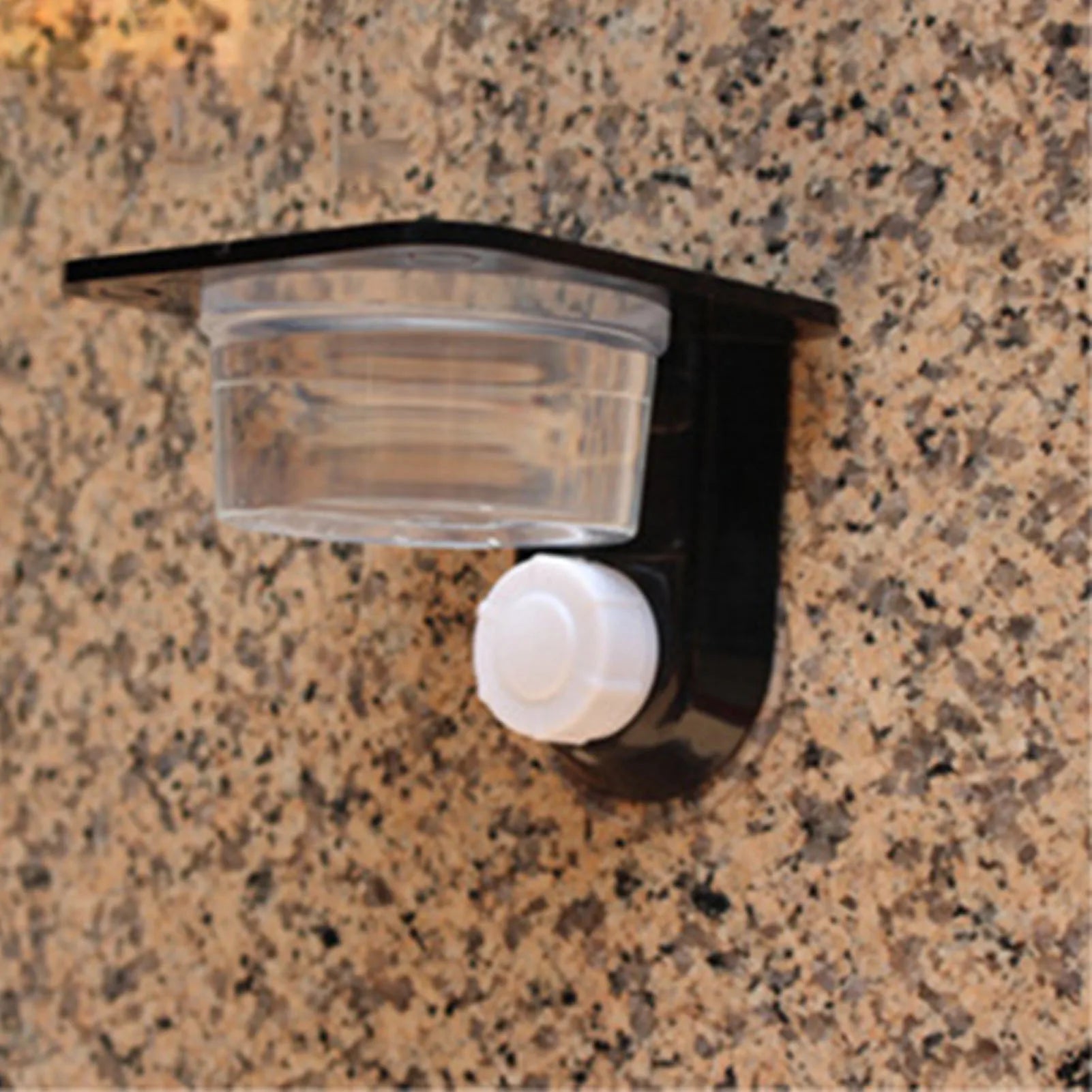 Black Plastic Gecko Feeder Ledge Space Saving Reptile Feeding Ledge for Lizard Gecko Pet Accessories Supplies - Furbury