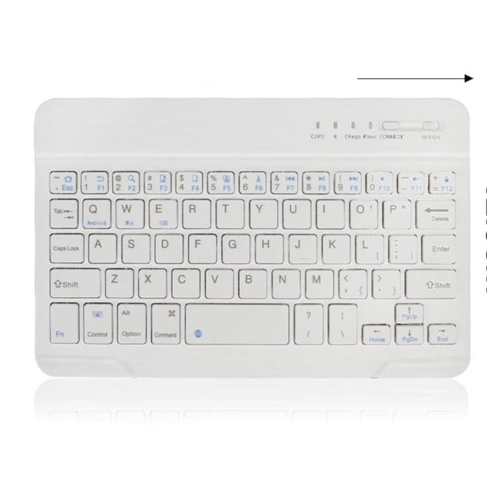 Bluetooth Wireless Keyboard Mini Keyboard For MacBook iPad 2.4G Rechargeable Gaming Receiver For Android iOS Windows - Checkouts UK