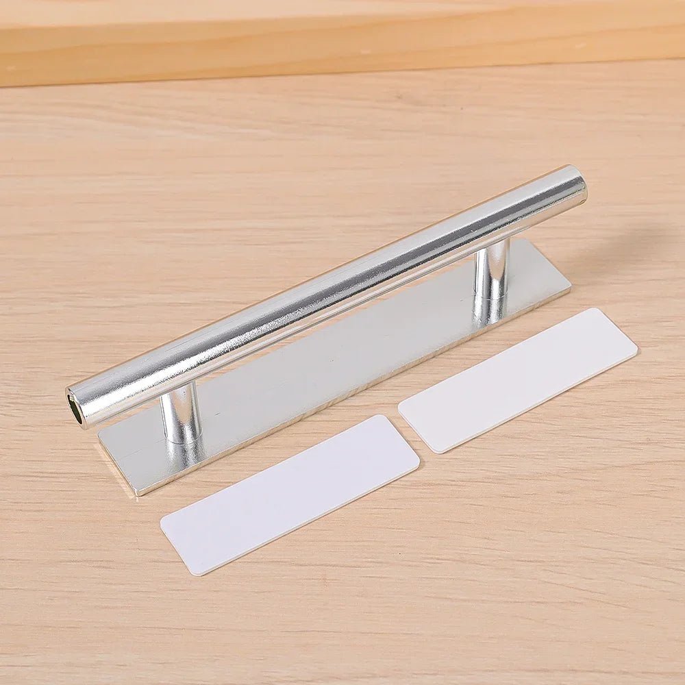 Cabinet Drawer Handle Self - adhesive Door Pulls Wardrobe Handle Kitchen Cabinet Window Glass Door Knobs Furniture Hardware Pull - Checkouts USA