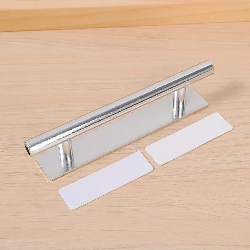 Cabinet Drawer Handle Self - adhesive Door Pulls Wardrobe Handle Kitchen Cabinet Window Glass Door Knobs Furniture Hardware Pull - Checkouts USA