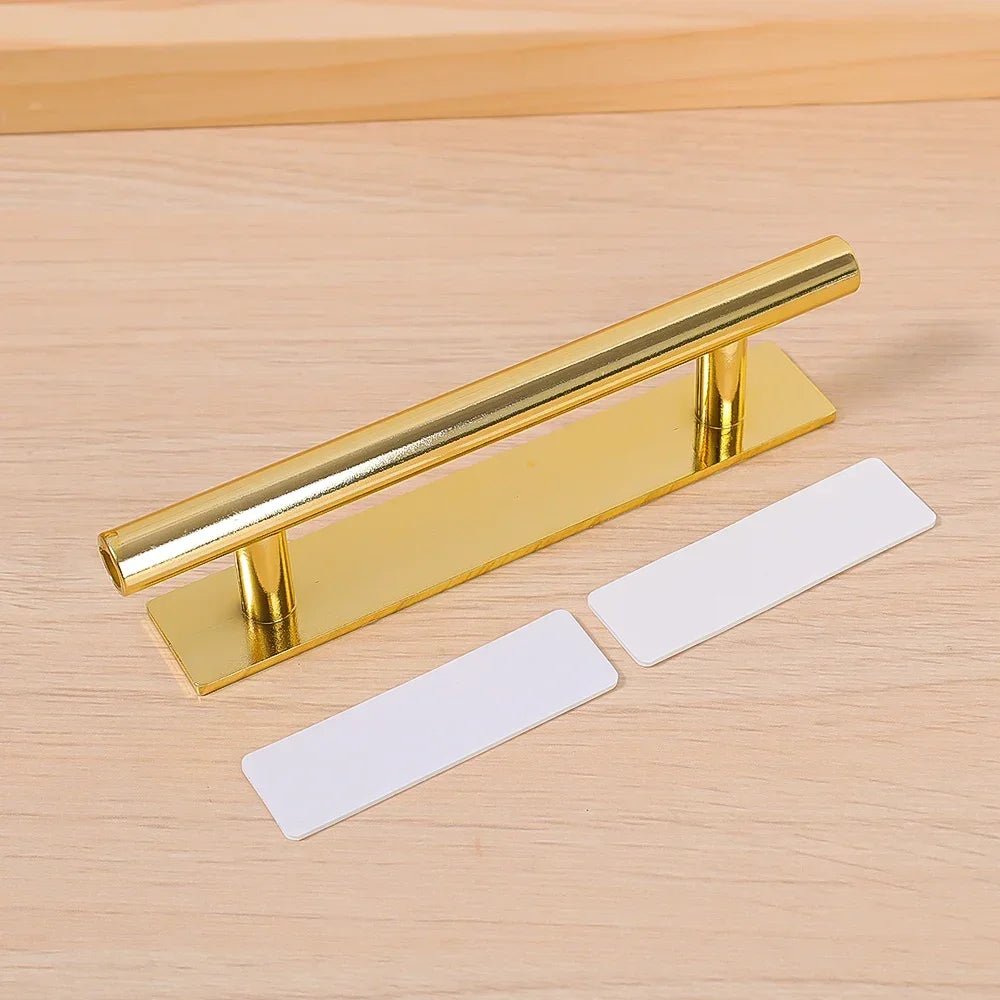 Cabinet Drawer Handle Self - adhesive Door Pulls Wardrobe Handle Kitchen Cabinet Window Glass Door Knobs Furniture Hardware Pull - Checkouts USA