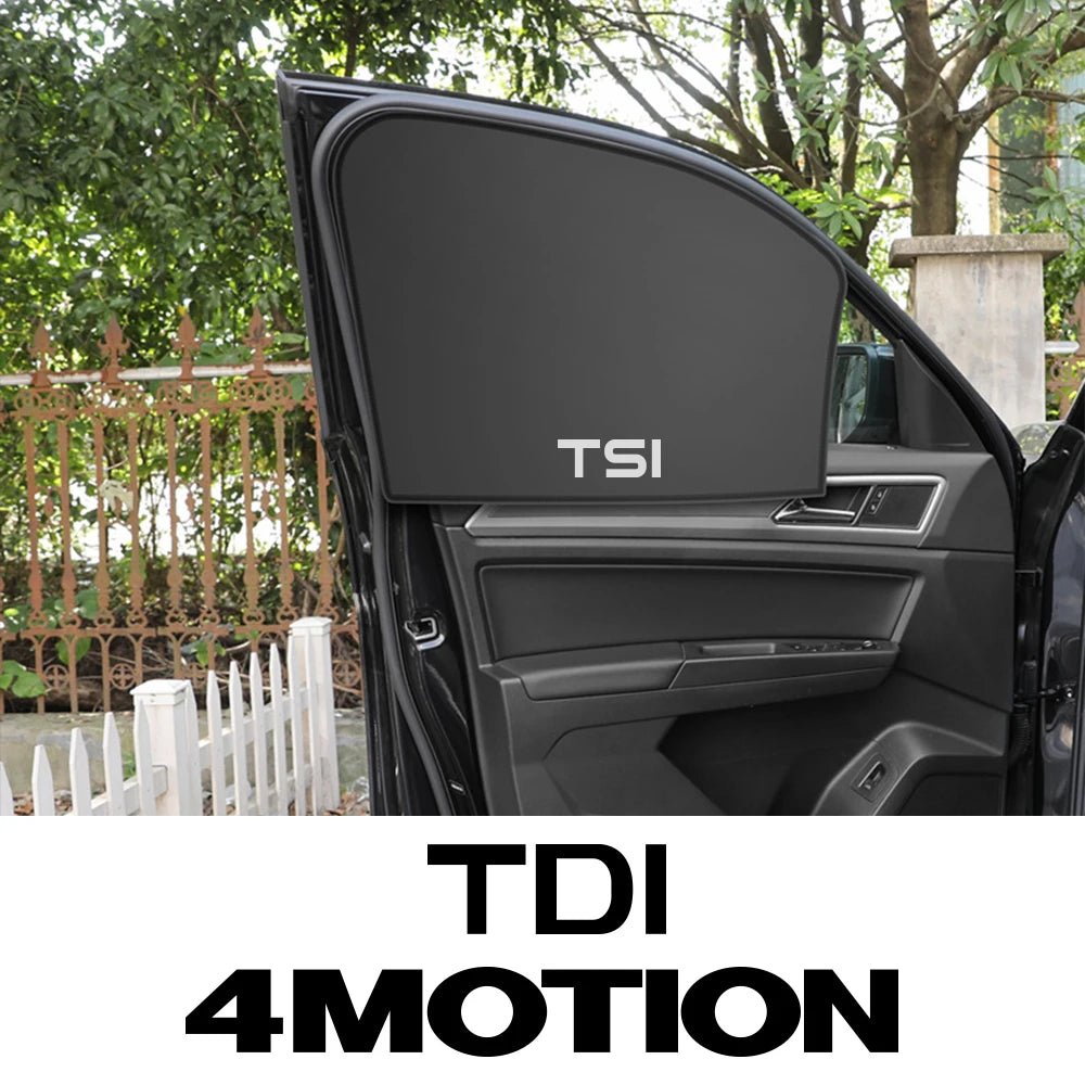 Car Folding Strong Magnetic Adsorption Window Curtains For VW - TSI TDI 4Motion Polo Tiguan Golf 7 Touran Bora CC Auto Accessories - Checkouts USA