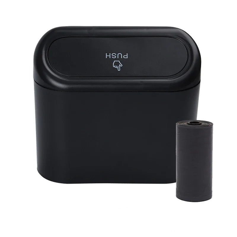 Car Trash Can (with Lid) Contains 60 (300) Garbage Bags, Small Car Trash Can, Leak - proof Mini Car Accessories - Checkouts UK