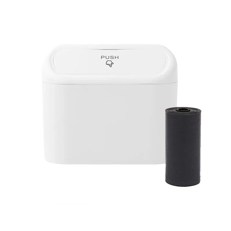 Car Trash Can (with Lid) Contains 60 (300) Garbage Bags, Small Car Trash Can, Leak - proof Mini Car Accessories - Checkouts UK