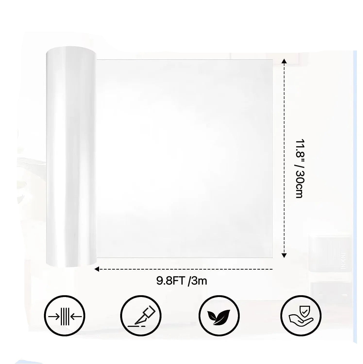 Cat Scratch Deterrent Tape Furniture Protectors for Cats Transparent Self - Adhesive Pet Training Tape for Furniture 11,8 "x9,8ft - Checkouts UK