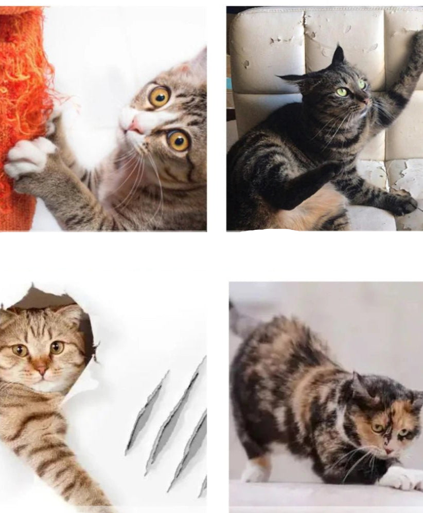 Cat Scratch Deterrent Tape Furniture Protectors for Cats Transparent Self - Adhesive Pet Training Tape for Furniture 11,8 "x9,8ft - Checkouts UK