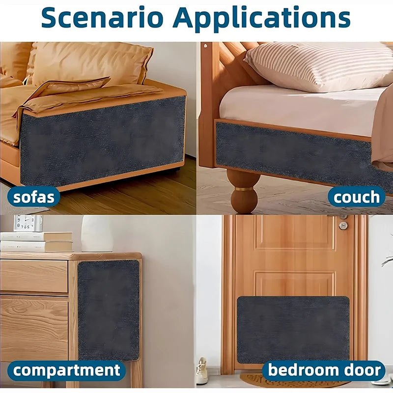Cat Scratch Mat Trimmable Self - Adhesive Carpet Mat Pad Anti Cat Pet Scratcher Furniture Couch Corner Indoor Sofa Wall Protector - Furbury
