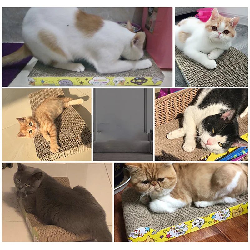 Cat Toys cat scraper sharpening claw cardboard corrugated board scratch - resistant cat scratch board Cat toy sofa cushion bed - Checkouts UK