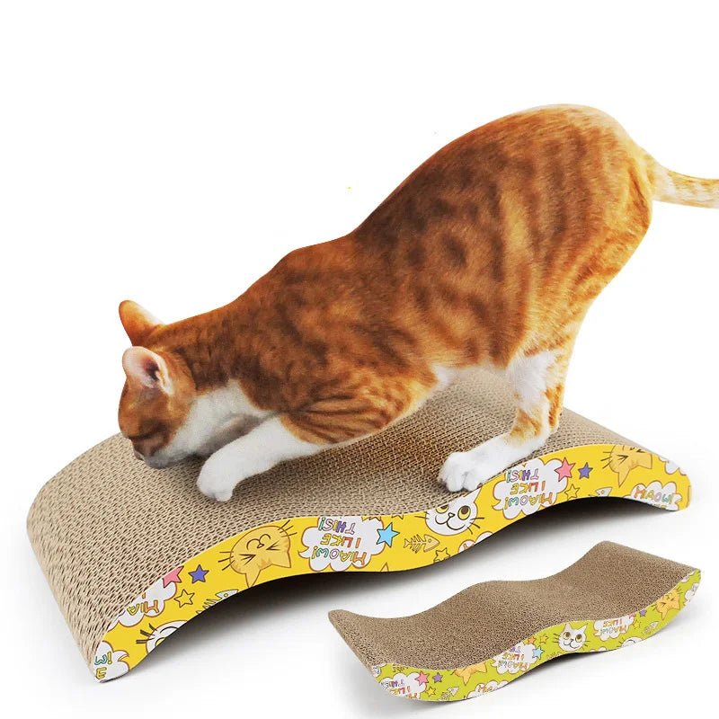 Cat Toys cat scraper sharpening claw cardboard corrugated board scratch - resistant cat scratch board Cat toy sofa cushion bed - Checkouts UK