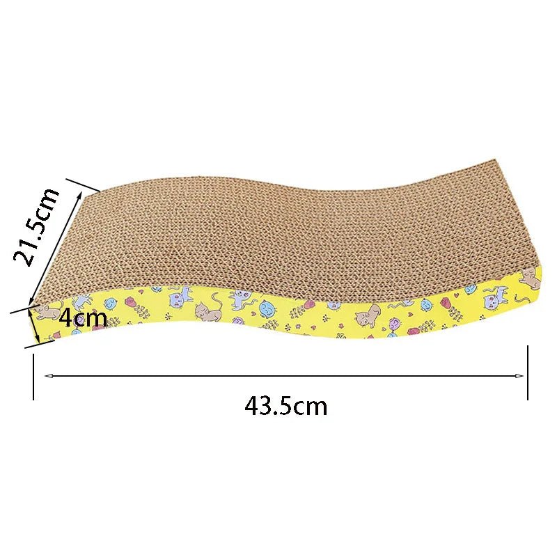Cat Toys cat scraper sharpening claw cardboard corrugated board scratch - resistant cat scratch board Cat toy sofa cushion bed - Checkouts UK