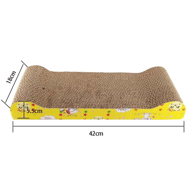 Cat Toys cat scraper sharpening claw cardboard corrugated board scratch - resistant cat scratch board Cat toy sofa cushion bed - Checkouts UK