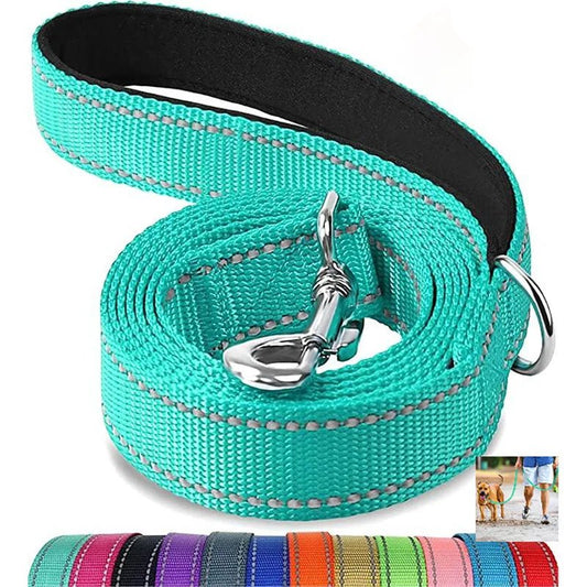 Cats Dogs Harness Collar Lead Strap Night Reflection Dog Pet Towing Rope 1.2/1.5/1.8m Guard Rope Pet Walking Training Leash - Checkouts UK