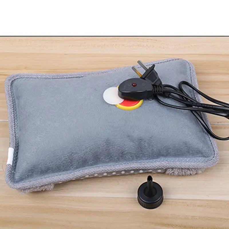 Charging Electric Hot Water Bag EU 220V 500W Rechargeable Winter Hand Warmer Dot Pattern Double Insert Hand Warmer Hot Water Bag - Checkouts UK