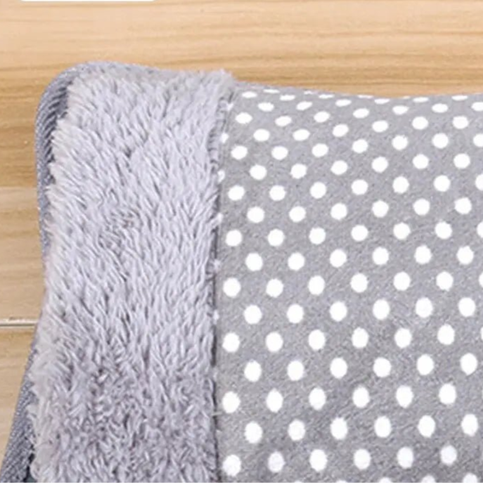 Charging Electric Hot Water Bag EU 220V 500W Rechargeable Winter Hand Warmer Dot Pattern Double Insert Hand Warmer Hot Water Bag - Checkouts UK