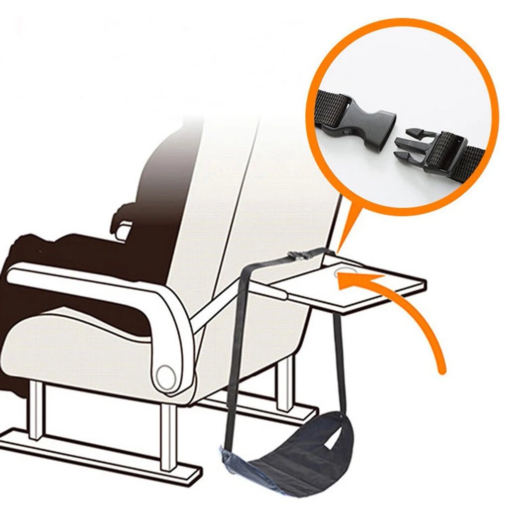 Comfy Hanger Travel Airplane Footrest Hammock Made with Premium Memory Foam Foot Patio Furniture Hanging Chair Swing Camping - Checkouts UK
