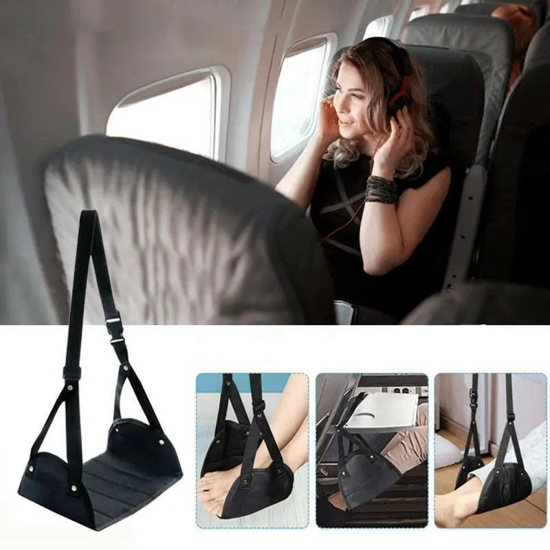 Comfy Hanger Travel Airplane Footrest Hammock Made with Premium Memory Foam Foot Patio Furniture Hanging Chair Swing Camping - Checkouts UK