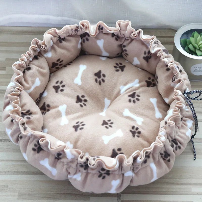 Creative Soft Warm Pet Bed Nest Dual - Use Adjustable Drawstring Pet Nest Bed Pet Cushion For Cats Puppies Pet Supplies - Checkouts UK