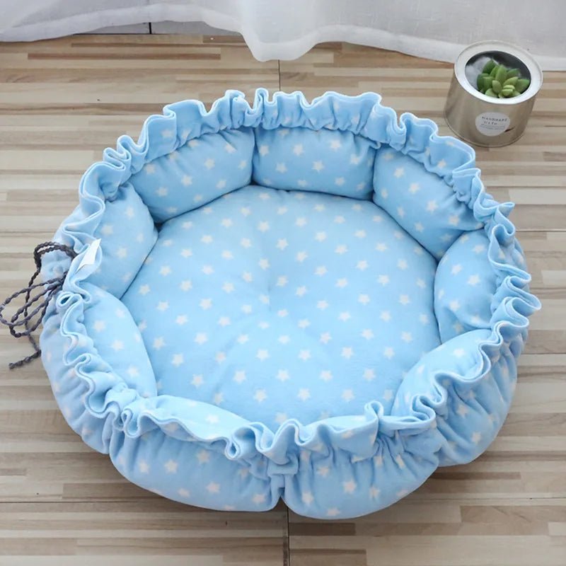 Creative Soft Warm Pet Bed Nest Dual - Use Adjustable Drawstring Pet Nest Bed Pet Cushion For Cats Puppies Pet Supplies - Checkouts UK