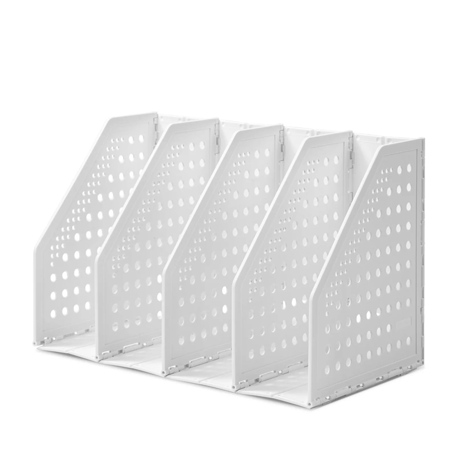 Deli 3/4 Grids Retractable File Holder Desktop Bookends Desk Organizer Magazine File Organizer Creative DIY Book Organizer - Checkouts USA