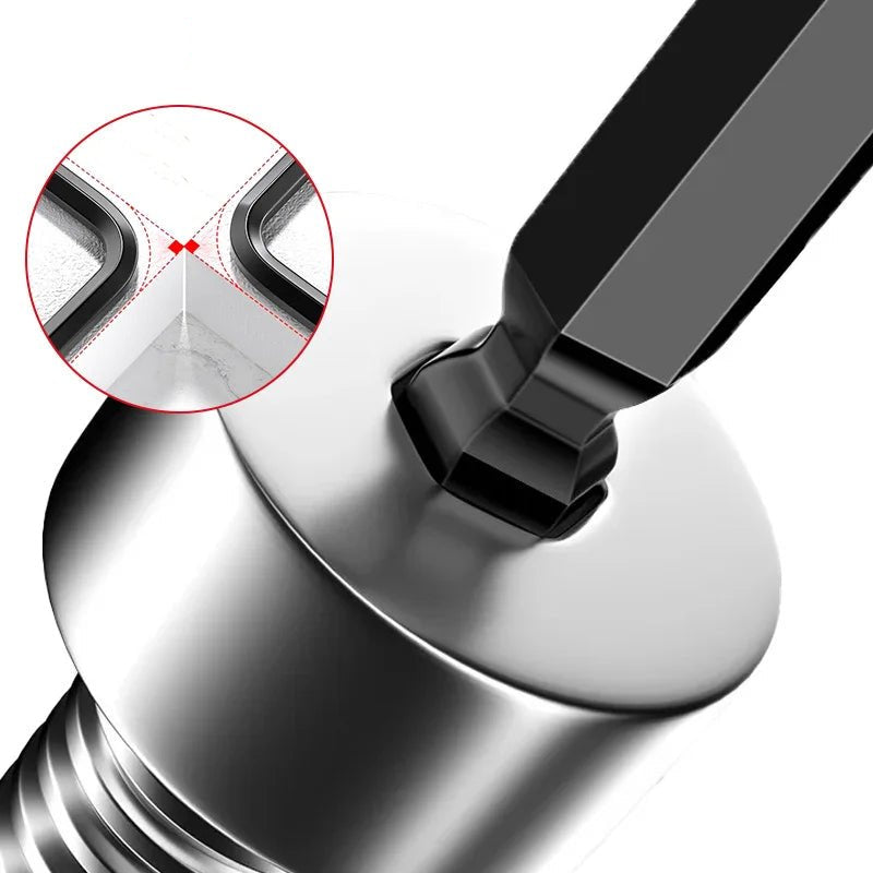 DELIXI ELECTRIC Allen Key Set,Allen Hex Wrench Screwdriver Set With Sleev Universal Torque Long Metric,for Motorcycles, Bicycles - Checkouts UK