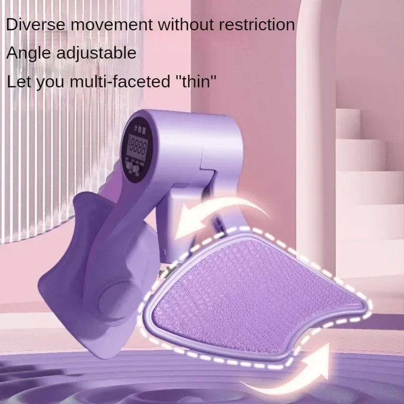 Digital Counter Hip Trainer Leg Trainers Pelvic Floor Muscle Strength Adjustable Leg Exerciser Inner Thigh Fitness Equipment - Checkouts USA