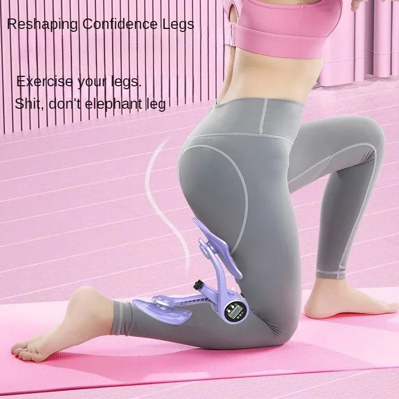 Digital Counter Hip Trainer Leg Trainers Pelvic Floor Muscle Strength Adjustable Leg Exerciser Inner Thigh Fitness Equipment - Checkouts USA