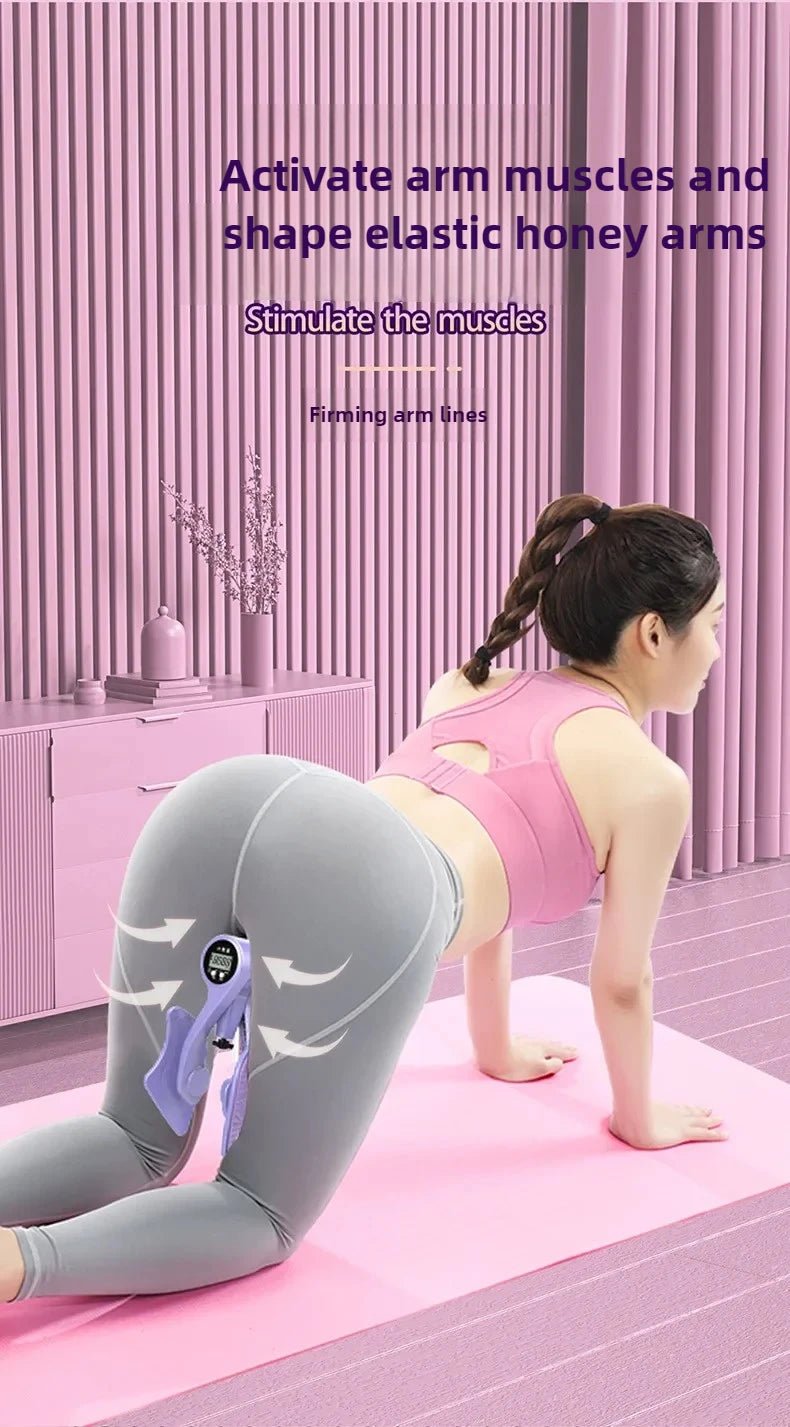 Digital Counter Hip Trainer Leg Trainers Pelvic Floor Muscle Strength Adjustable Leg Exerciser Inner Thigh Fitness Equipment - Checkouts USA